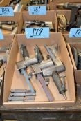 Lot - (3) Dynabrade Model 40320 Dynafile II 4,550 SFPM Pneumatic Belt Sanders in (1) Box