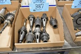 Lot - (8) Cat 40 End Mill Holders in (1) Box