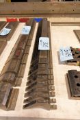 Amada Model A47861 9-Piece Gooseneck Punch Set in (1) Row, 41
