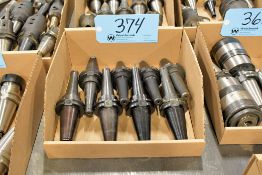 Lot - (8) Cat 40 End Mill Holders in (1) Box
