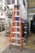 Lot - Werner Model NXT1A08 300-lb. Capacity 8' Fiberglass Step Ladder