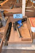 Lot - (1) Josef Kihlberg Model 77-8-16 Pneumatic Box Stapler, (1) Pneumatic Needle Scaler, Etc.