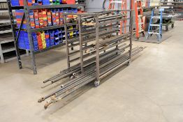 Lot - Black Pipe with Cart