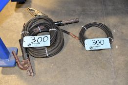 Lot - Welding Leads and Cables in (2) Stacks