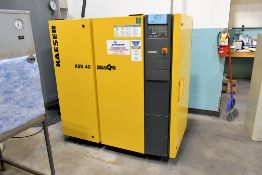 2014 Kaeser Model ASD40 40 HP Rotary Screw Air Compressor, Sigma 2 Control, 125 Psi, 191 CFM