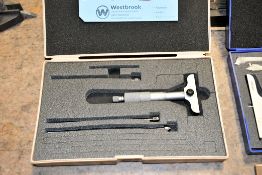 Mitutoyo Depth Micrometer with Standards and Case