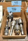 Lot - (1) Criterion Model DBL-203 R8 Shank Offset Boring Head, (1) Jacobs 16N 5/8