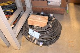 Lot - 220 Volt Cords in (1) Stack with Phase-A-Matic Phase Converter