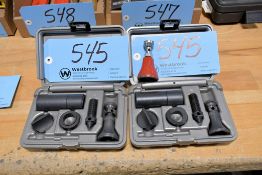 Lot - (2) Screw Jack Sets with Cases