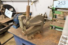 Heinrich Model 6 Benchtop Sheet Metal Punch; 8