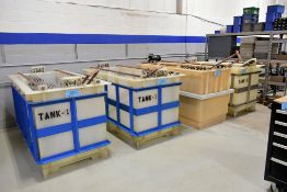 Palm Technologies Plating System, Consisting of: (4) Plastic Plating Solution Holding Tanks, Etc.