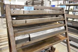 Lot - Assorted Amada Press Brake Punches, Dies, and Die Holders on (1) Cart (Cart Not Included)