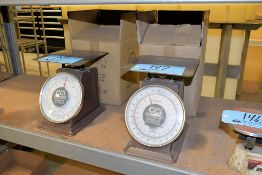 CCI Model LCD2502 25-lb. Capacity Dial Scale with CCI Model LCD1001 10-lb. Capacity Dial Scale