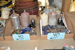 Lot - (6) Low Volume Low Pressure Spray Guns in (1) Box