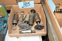 Lot - (3) Husky Model 4220, (1) Central Pneumatic and (1) Pit Pro Pneumatic Straight Die Grinders