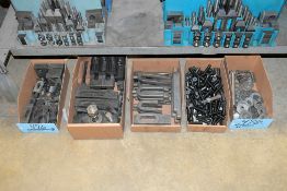 Lot - Hold Down Clamps, Step Blocks, Bolts and Washers in (5) Boxes