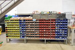 224-Slot Organizer Rack with Bolts, Nuts, Washers, Springs and Pins