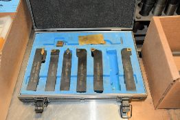 Accusize Model 2387-2006 7-Piece Indexable Carbide Turning Tool Set with Case