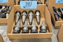 Lot - (8) Cat 40 Collet Chucks in (1) Box