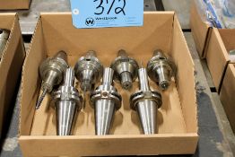 Lot - (7) Cat 40 Shrink Fit Holders in (1) Box