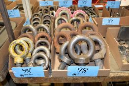 Lot - Large Eye Bolts in (2) Boxes