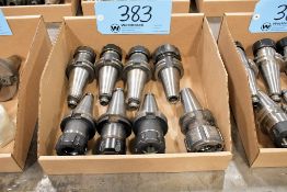 Lot - (8) Cat 40 Collet Chucks in (1) Box