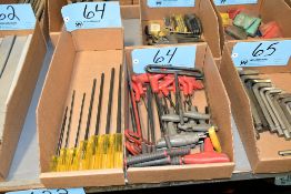 Lot - Allen Drivers and T-Handle Allen Wrenches in (2) Boxes