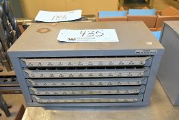 Huot Model 13025 5-Drawer Index Cabinet with Wire Gauge Drills