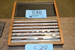 81-Piece Gage Block Set with Case (Incomplete)