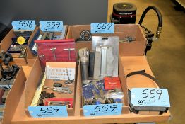 Lot - Combination Squares, Center Finders, Telescoping Gages, Thickness Gages, Refractometers, Etc.