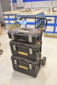 DeWalt Portable 3-Piece Stackable Toolbox Set