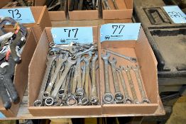 Lot - Combination Wrenches, Ratcheting Combination Wrenches and Boxed End Wrenches in (3) Boxes