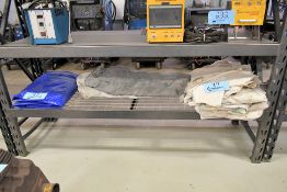 Lot - Heavy Duty Drop Cloths with Blue Tarp on (1) Shelf