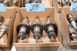 Lot - (3) BT 50 Collet Chucks in (1) Box and (1) BT 50 Collet Chuck with Case Box