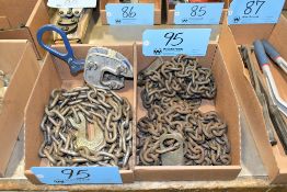Lot - Chains with Material Grab in (2) Boxes