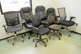 Lot - (7) Swivel Office Chairs