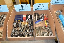 Lot - Key Seat Cutters, Center Drills and Countersinks in (2) Boxes