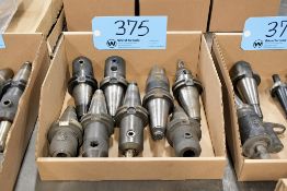 Lot - (8) Cat 40 End Mill Holders in (1) Box