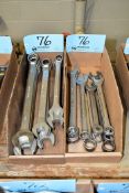 Lot - Combination Wrenches in (2) Boxes