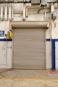 8' Wide x 10' High Automatic Steel Roll-Up Commercial Overhead Door with (2) Controls