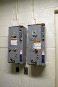 Lot - (1) ABS Pump Alarm Enclosure Box, (2) Square D Cat No. SCA24 Starter Boxes, Etc.