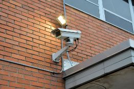Lot - (16) Surveillance Cameras (Located On Exterior Walls)