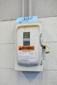 Lot - (1) Sola Cat No. 23-25-220 2-KVA Constant Voltage Transformer and (4) 30-Amp Safety Switches