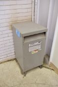 Powertran Cat No. PT104-15K 15-KVA Dry Type Transformer (Located at Column A-08 CMM Room)
