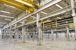 Square D Saflex Cat No.SD-3342 Series 1 Approx.100' Long 400Amp 575V 3-Wire 3-Phase Copper Bus Duct