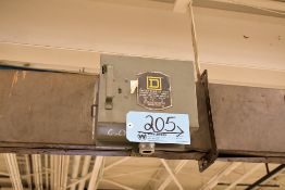 Lot - (1) 60-Amp and (3) 30-Amp Bus Plugs (Located at Columns D-08 Thru D-11)