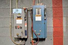 Lot - (3) Square D Cat No. SCA24 30-Amp Combination Starter Boxes, Etc.
