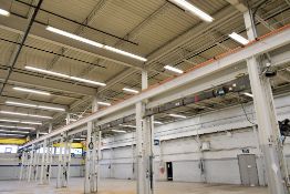 Square D Saflex Cat No.SD-1342 Series 1 Approx.120' Long 225Amp 600V 3-Wire 3-Phase Copper Bus Duct