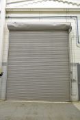 Mahon 12' Wide x 14' High Manual Steel Roll-Up Commercial Overhead Door