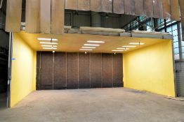 25' x 30' Spray Booth with Fluorescent Lighting (Located at Column K-15)